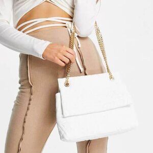 ASOS DESIGN White Shoulder Bag